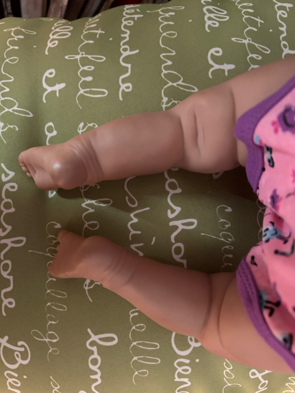 Baby Doll with Patterned Onesie - Picture 4 of 16